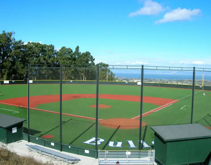 Baseball and softball fields protection net