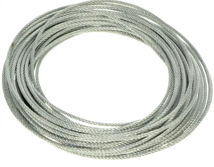Steel cable 6 mm diameter, 10 metre spool
