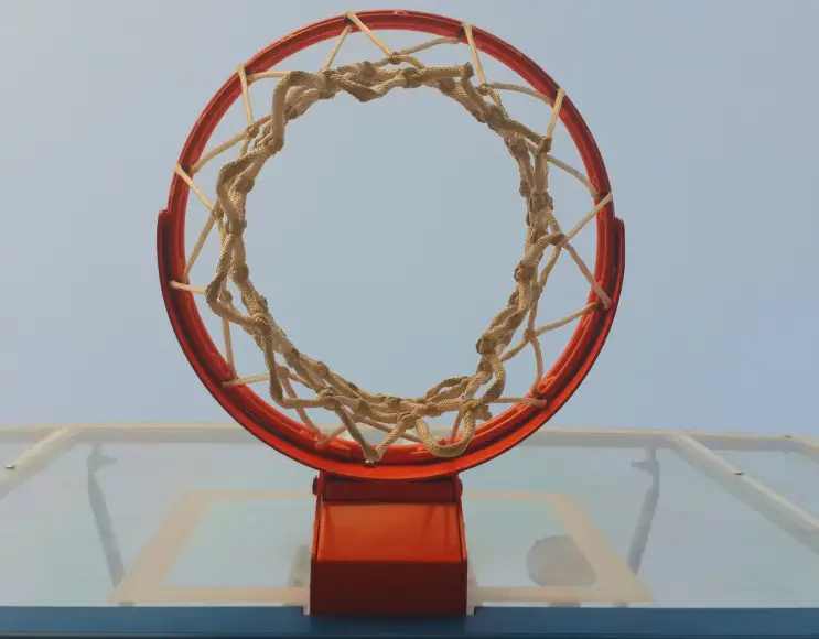 Nylon basketball net in 6 mm cotton