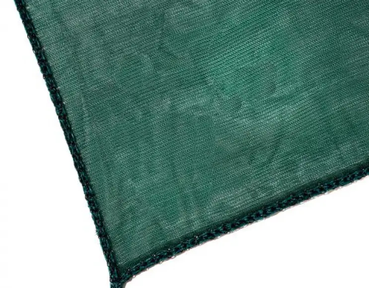 Shade cloth for covering gazebos, canopies and pergolas. 190 gr / sqm Green colour. Edging with perimeter cord