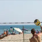 Beach tennis net WITH LOGO PRINT - cod.TE0105-Z