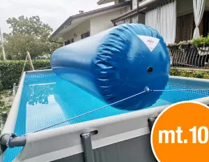 Inflatable pvc pillow for pool, against stagnation - cod.PI10010BL