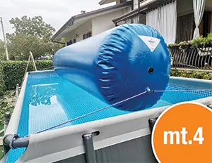 Inflatable pvc pillow for pool against stagnation - cod.PI1004BL